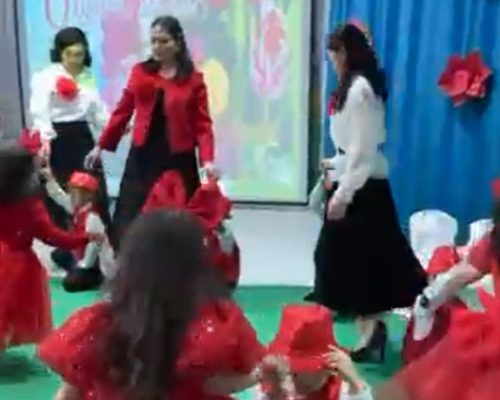 Поздравительное мероприятие с праздником 8 Марта
